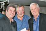 Mark Henderson, SFPA Treasurer Winston Young and Monty